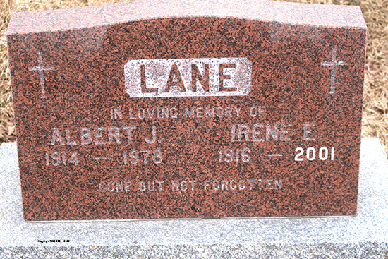 Albert J. & Irene E. Lane