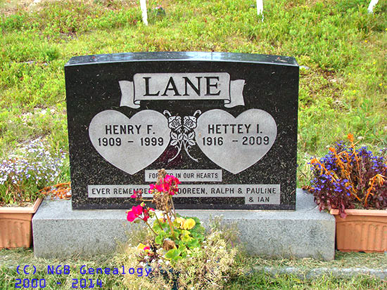 Henry F. and Hettie I. Lane