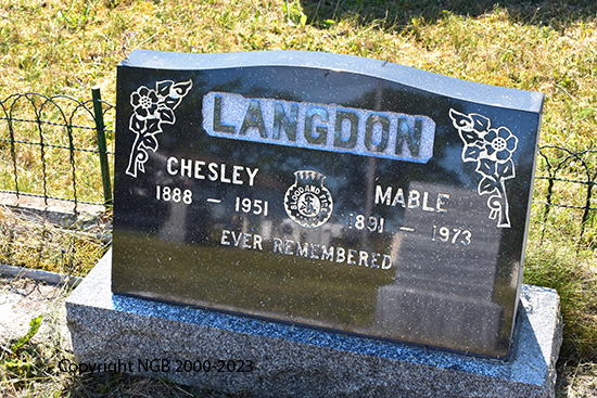 Chesley & Mable Langdon
