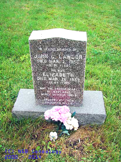 John and Elizabeth Lawlor