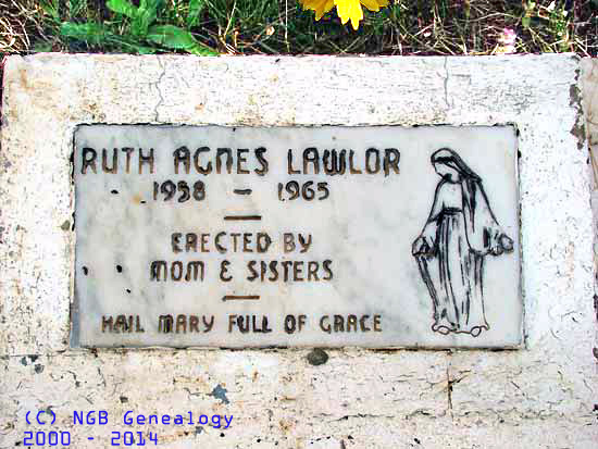 Ruth Agnes  Lawlor