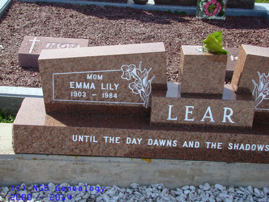 Emma Lily & William John Lear