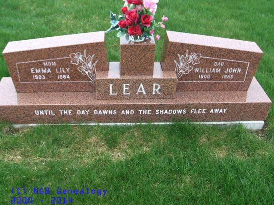Emma Lily & William John Lear