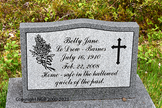 Betty Jane LeDrew-Barnes
