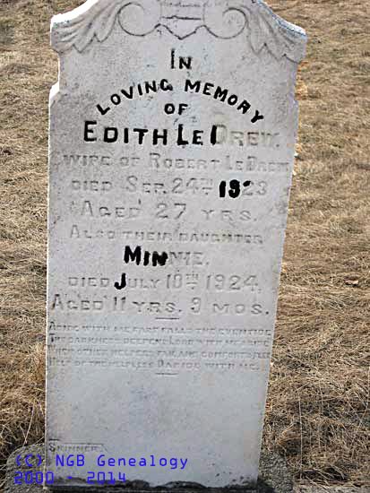  Edith and Minnie LeDrew