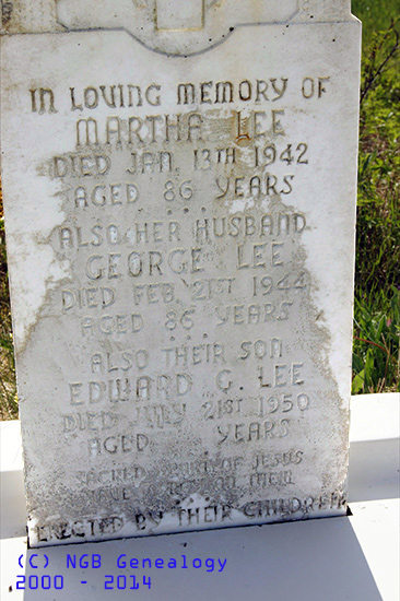 Martha, George & Edward Lee