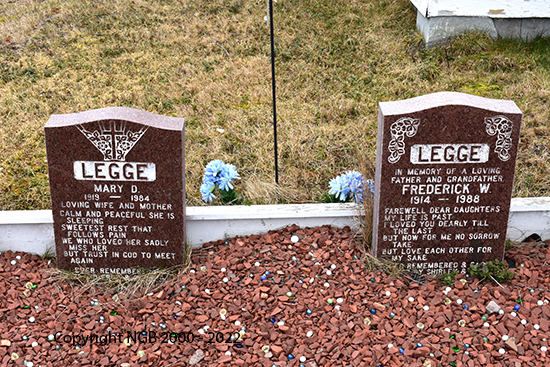 Frederick W. & Mary D. Legg 