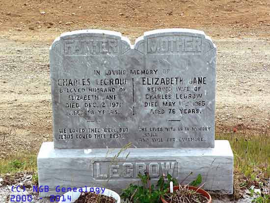Charles and Elizabeth Legrow