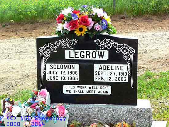 Solomon and Adeline Legrow