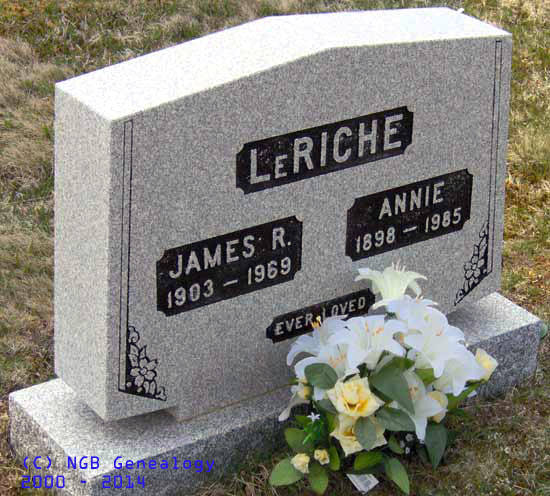 James and Annie LeRiche