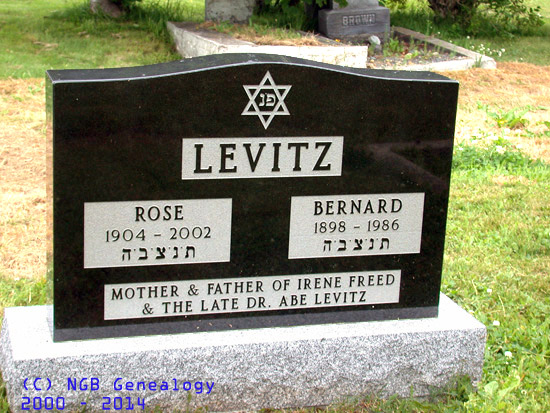 Rose & Bernard Levitz
