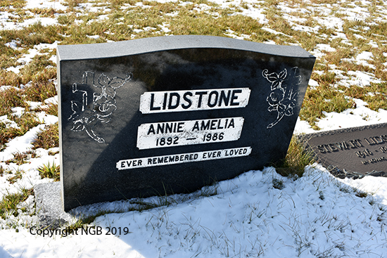 Annie Amelia Lidstone
