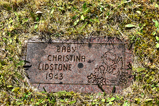 Baby Christina Lidstone