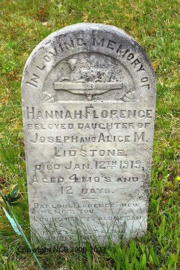 Hannah Florence Lidstone