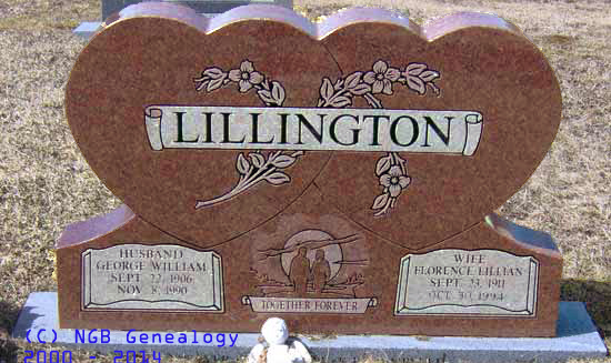 George and Florence Lillington