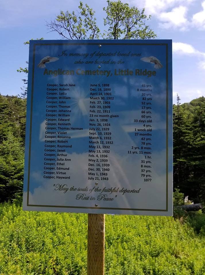 Cemetery Sign