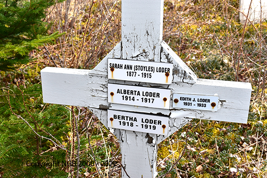 Sarah Ann, Alberta, Bertha & Edith J. Loder