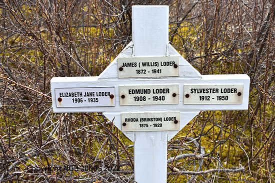 James, Elizabeth Jane, Edmund, Sylvester & Rhoda Loder