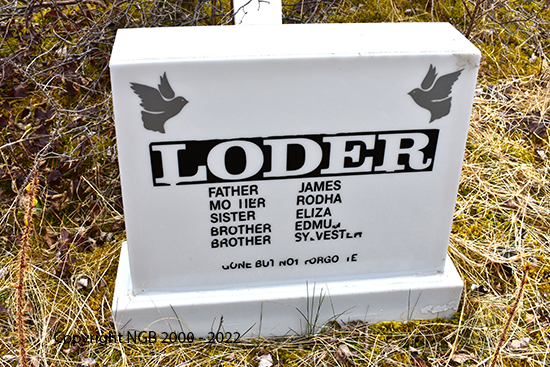 James, Elizabeth Jane, Edmund, Sylvester & Rhoda Loder