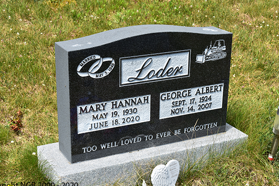 George Albert & Mary Hannah Loder