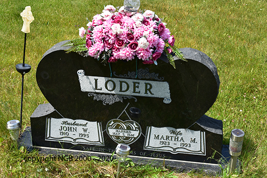 John W. & Martha M. Loder