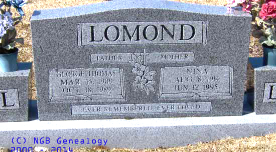 George and Nina Lomond