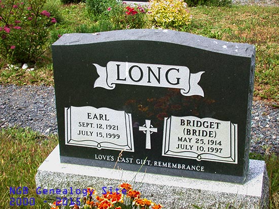 Earl & B ridsget *Bride) Long