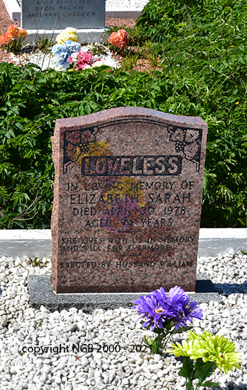 Elizabeth Sarah Loveless