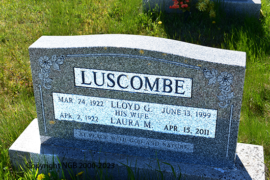 Lloyd G. & Laura M. Luscombe