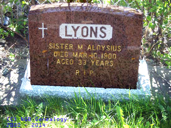 Sr. M. Aloysius Lyons