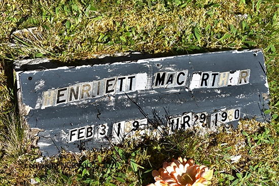 Henrietta MacArthur