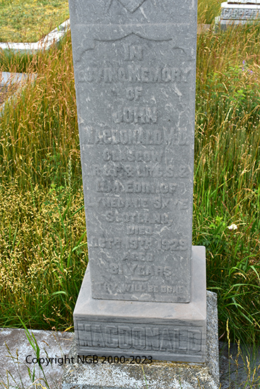 John MacDonald M. D.