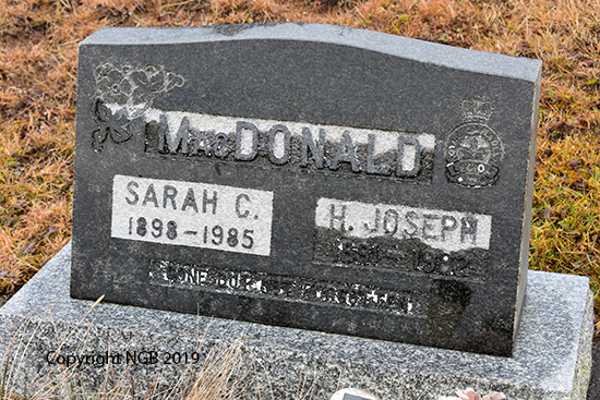 Sarah C. & H. Joseph MacDonald