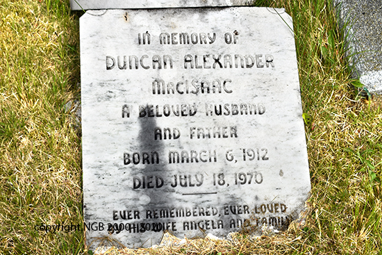 Duncan Alexander MacIsaac
