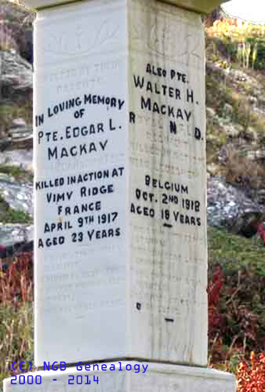 Edgar and Walter Mackay