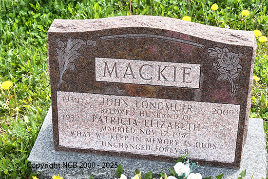 John Longmuir & Patricia Elizbeth Mackie