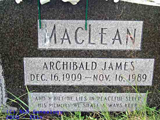 Archibald James MacLean