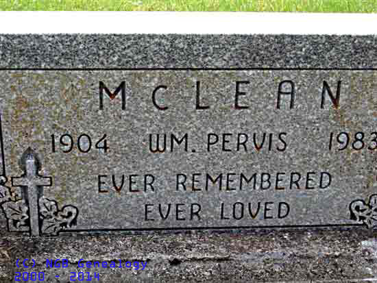 Wm Pervis McLean