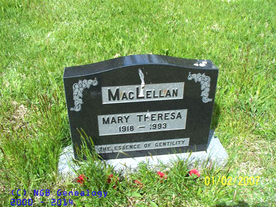Mary Theresa MacLlan