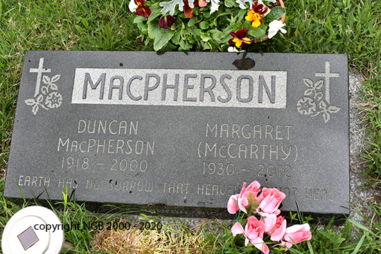 Duncan & Margaret MacPhearson