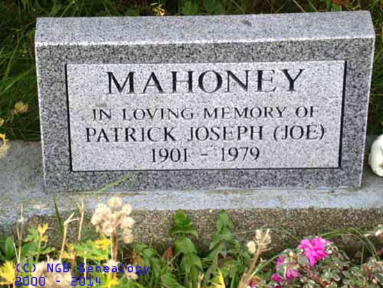 Patrick Joseph MAHONEY