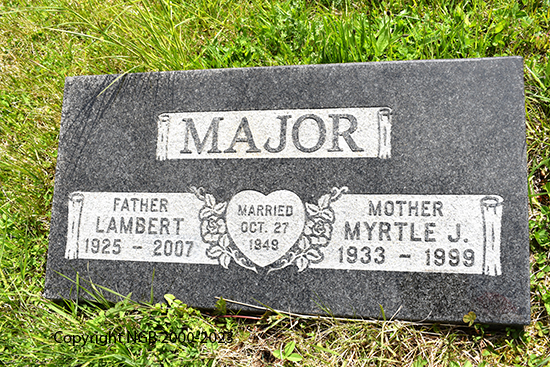 Lambert & Myrtle J. Major
