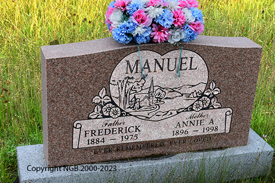 Frederick & Annie A. Manuel