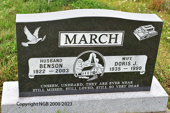 Benson & Doris J. March
