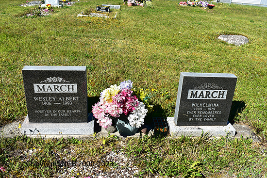 Wesley Albert & Wilhelmena March 