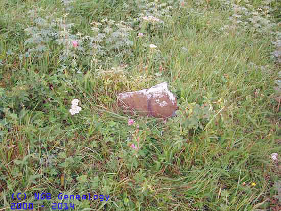 Unmarked Slate Headstone