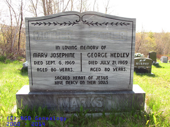 Mary Josephine and George Hedley Marks
