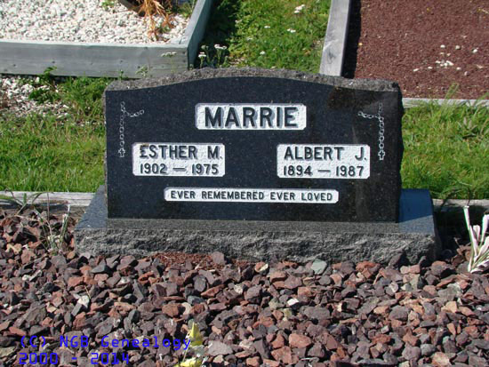 Esther M. and Albert J. Marrie