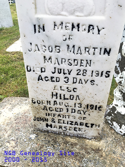 Jacob Martin & Hilda Marsden