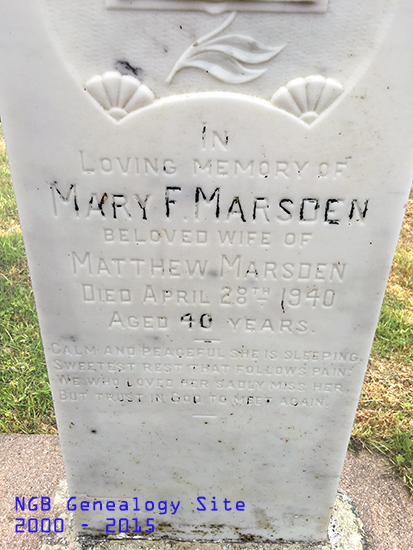 Mary F. Marsden